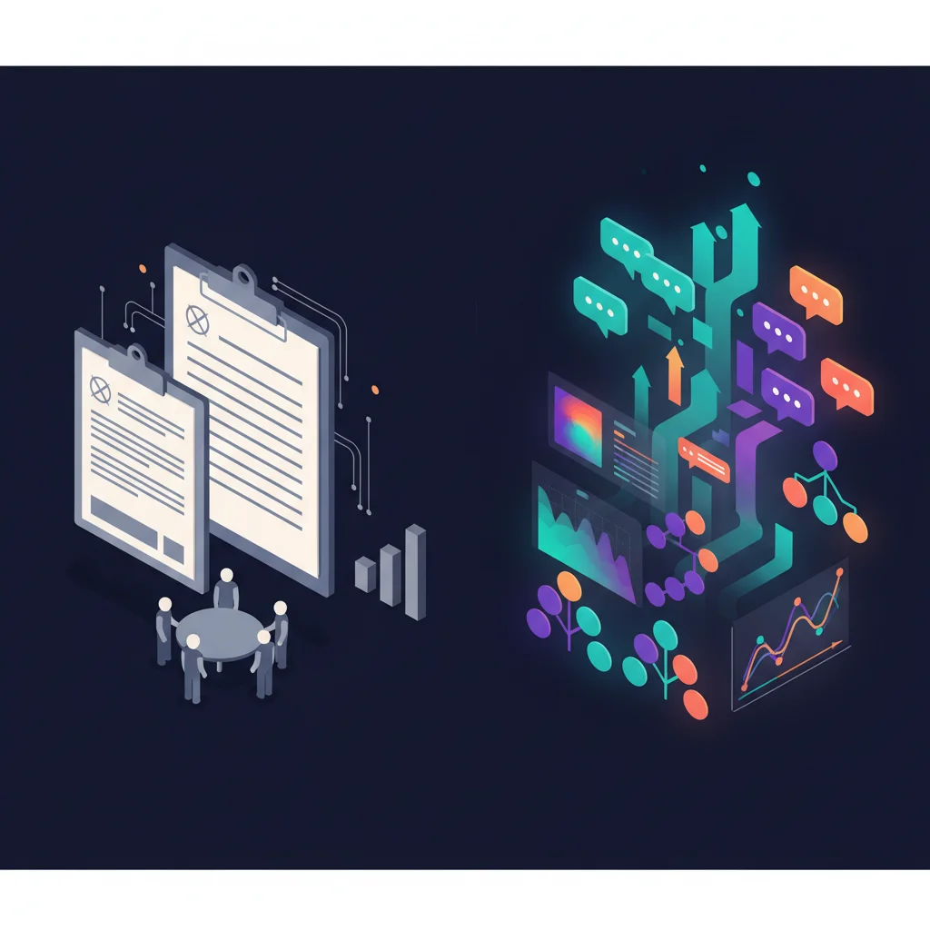 YouTube Comments vs Surveys for Market Research - Data comparison visualization
